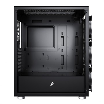 Компьютерный корпус 1STPLAYER DK DX Silver DX-SL-M1-PLUS