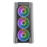 Компьютерный корпус 1STPLAYER DK DX Silver DX-SL-M1-PLUS