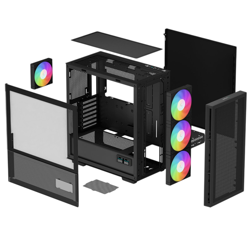 Компьютерный корпус Deepcool CH560 DIGITAL ARGB Black