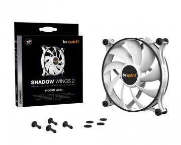 Корпусной вентилятор Be Quiet! SHADOW WINGS 2 WHITE 140mm BL090