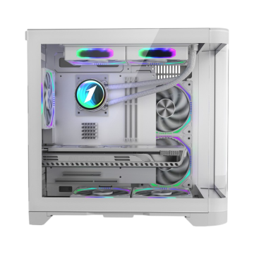 Компьютерный корпус 1STPLAYER UVIEW UV5 White (UV5-WH)