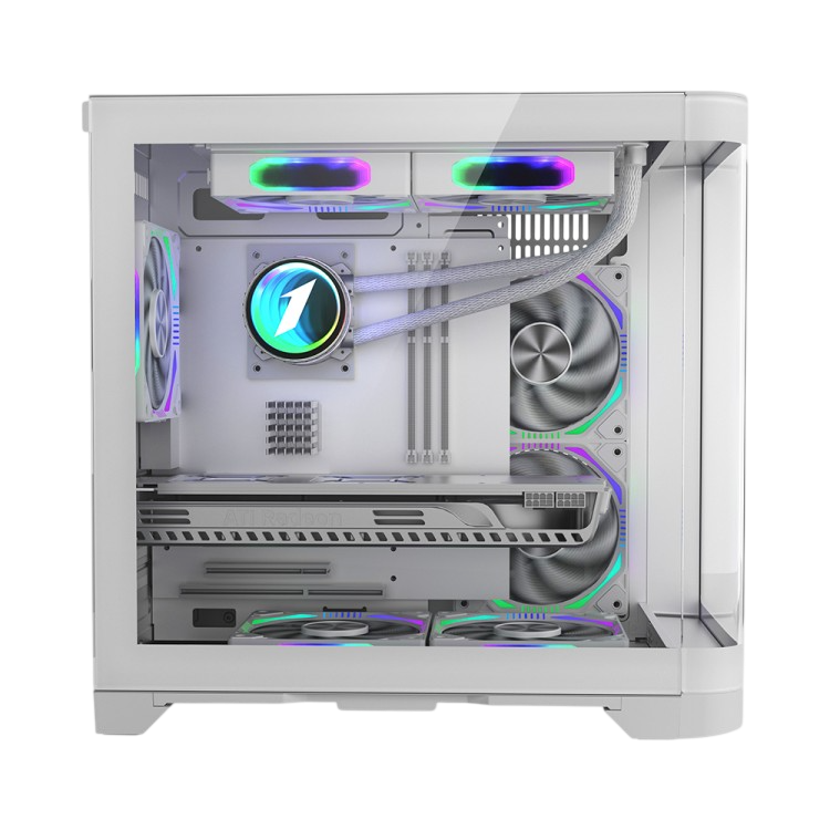 Компьютерный корпус 1STPLAYER UVIEW UV5 White (UV5-WH)