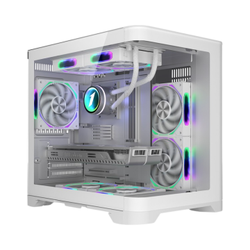 Компьютерный корпус 1STPLAYER UVIEW UV5 White (UV5-WH)