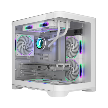 Компьютерный корпус 1STPLAYER UVIEW UV5 White (UV5-WH)