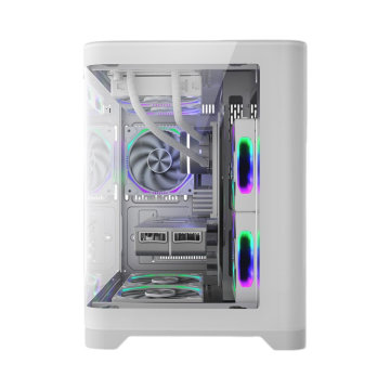 Компьютерный корпус 1STPLAYER UVIEW UV5 White (UV5-WH)