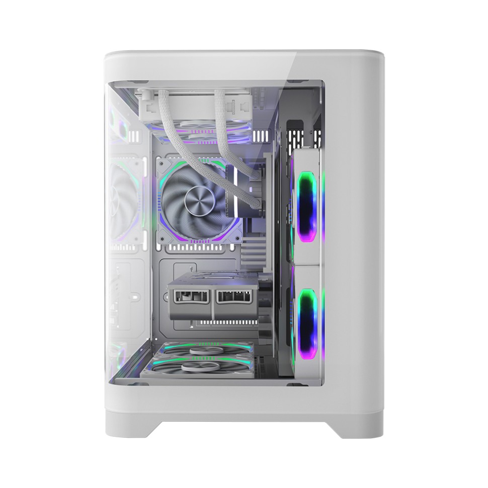 Компьютерный корпус 1STPLAYER UVIEW UV5 White (UV5-WH)