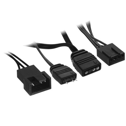 Вентилятор для корпуса Powercase ARGB Black (M21-14 ARGB) PWM Bulk