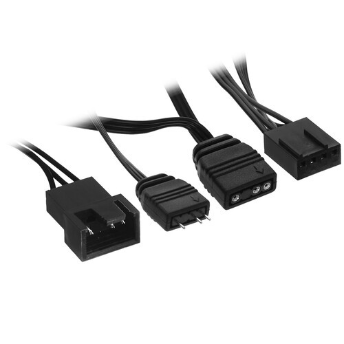 Вентилятор для корпуса Powercase ARGB Black (M21-14 ARGB) PWM Bulk