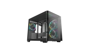 Компьютерный корпус Deepcool CG330U 3F TG aquarium ARGB Black