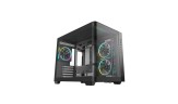 Компьютерный корпус Deepcool CG330U 3F TG aquarium ARGB Black