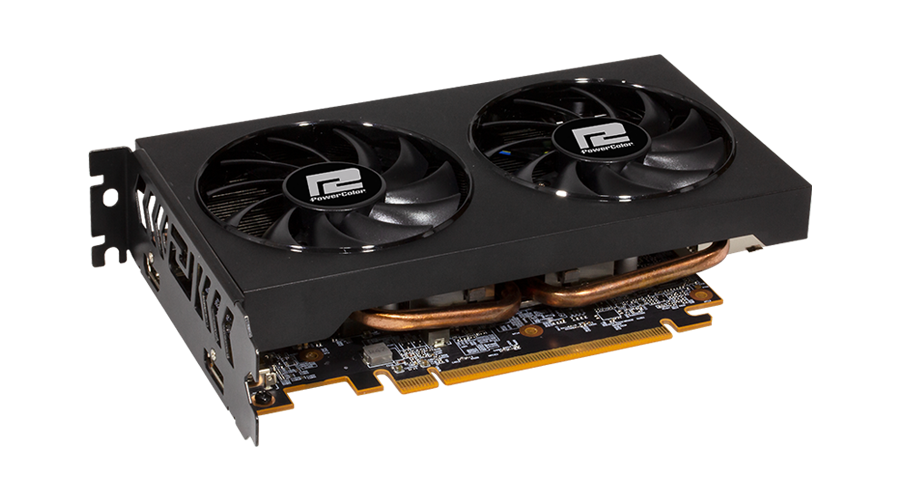 Видеокарта PowerColor (AXRX 6500XT 4GBD6-DH/OC) Radeon RX 6500 XT 4GB Fighter