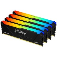 Оперативная память 32 Gb 2666 MHz Kingston FURY Beast RGB Black (KF426C16BB2AK4/32)