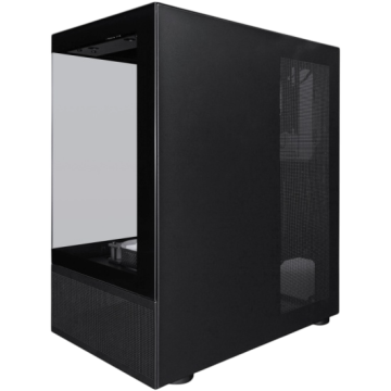 Компьютерный корпус 1STPLAYER MIKU Mi7-A ARGB Black (Mi7-A-BK-2FC7R-1FC7)