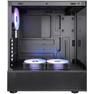 Компьютерный корпус 1STPLAYER MIKU Mi7-A ARGB Black (Mi7-A-BK-2FC7R-1FC7)
