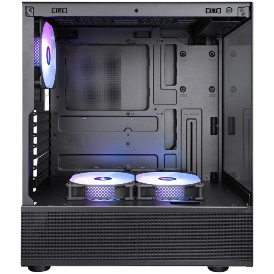Компьютерный корпус 1STPLAYER MIKU Mi7-A ARGB Black (Mi7-A-BK-2FC7R-1FC7)