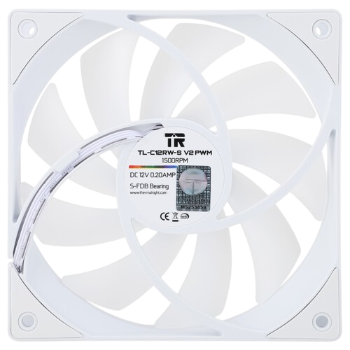 Вентилятор для корпуса Thermalright TL-C12RW-S V2 Reverse ARGB White (TRTLC12RWSV2)