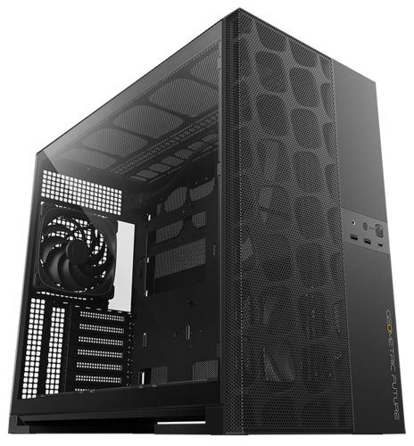 Компьютерный корпус Geometric Future Model 5 ARGB Vent Black with fans (1AM5VTBK01100)