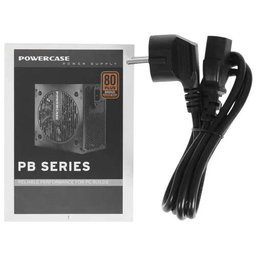 Блок питания Powercase 600W PB600 Black (PS-600B-DC)