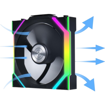 Комплект вентиляторов для корпуса Lian Li UNI FAN SL WIRELESS 120 ARGB Black 12SL1W3B (G99.12SL1W3B.R0)