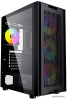 Компьютерный корпус Powercase ALISIO X4B TG 4x Black CAXB-L4
