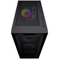 Компьютерный корпус Powercase ALISIO X4B TG 4x Black CAXB-L4