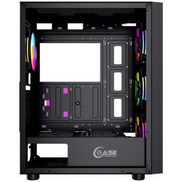 Компьютерный корпус Powercase ALISIO X4B TG 4x Black CAXB-L4