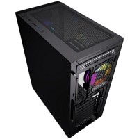 Компьютерный корпус Powercase ALISIO X4B TG 4x Black CAXB-L4