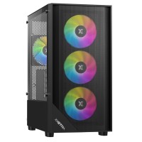 Компьютерный корпус XASTRA A401M 4FRGB Black (A401M-4FC12F-BK)