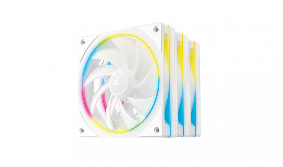 Комплект вентиляторов для корпуса Deepcool FL12 SE WH 3 IN 1 ARGB White BOX