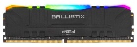Оперативная память 16 Gb 3200 MHz CRUCIAL BALLISTIX Black RGB (BL16G32C16U4BL)