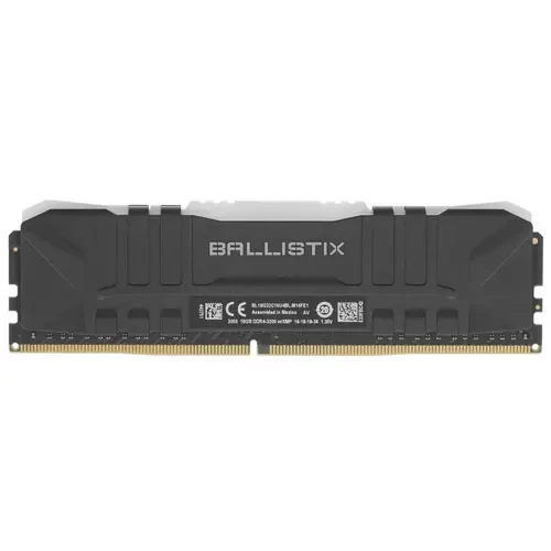 Оперативная память 16 Gb 3200 MHz CRUCIAL BALLISTIX Black RGB (BL16G32C16U4BL)