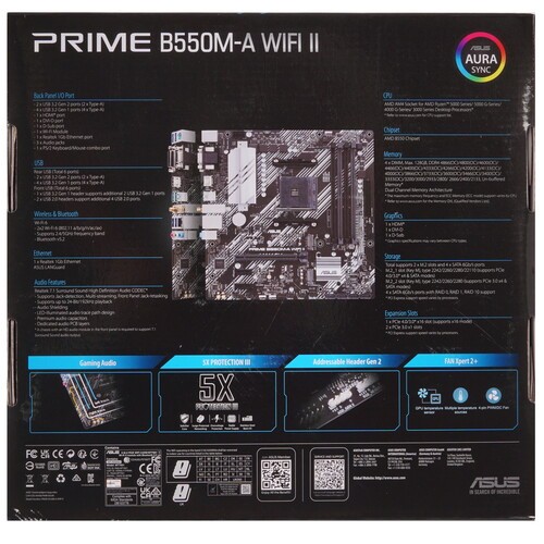 Материнская плата ASUS PRIME B550M-A WIFI II 90MB19X0-M0EAY0