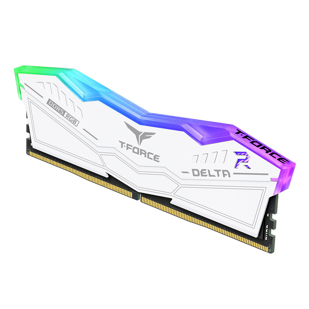 Оперативная память 32 Gb 6000 MHz Team Group T-FORCE DELTA RGB White (FF4D532G6000HC38JDC01)