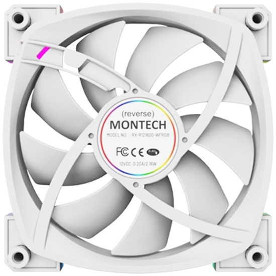 Комплект вентиляторов для корпуса Montech RX120 ARGB Reverse White (RX120W3P)