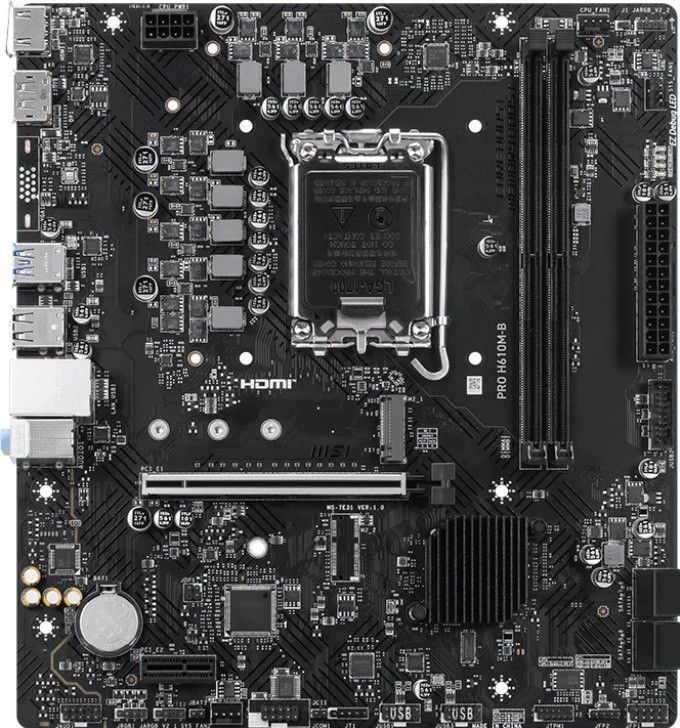 Материнская плата MSI PRO H610M-B