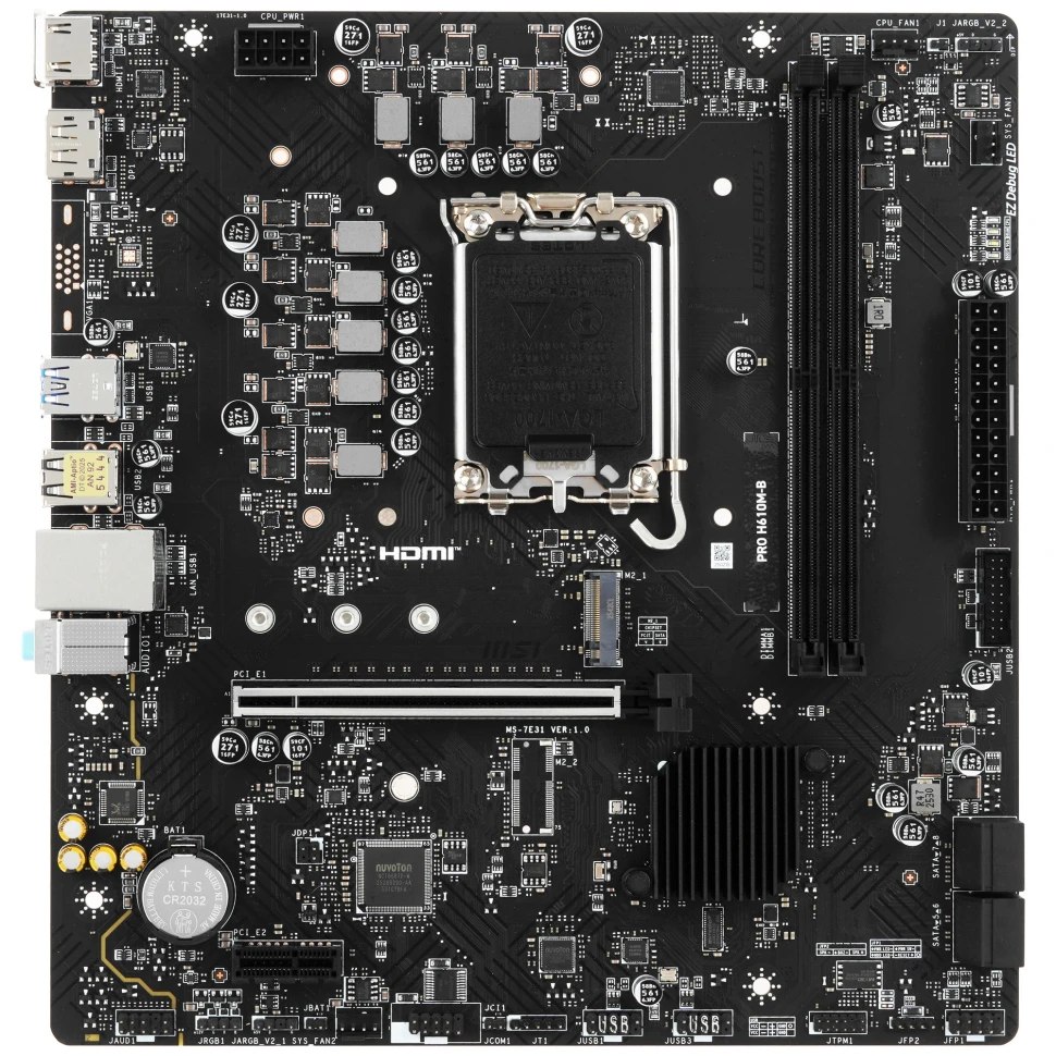 Материнская плата MSI PRO H610M-B