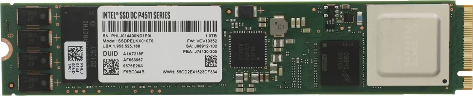 Твердотельный накопитель Intel 1024 Gb P4511 Enterprise SSDPELKX010T801