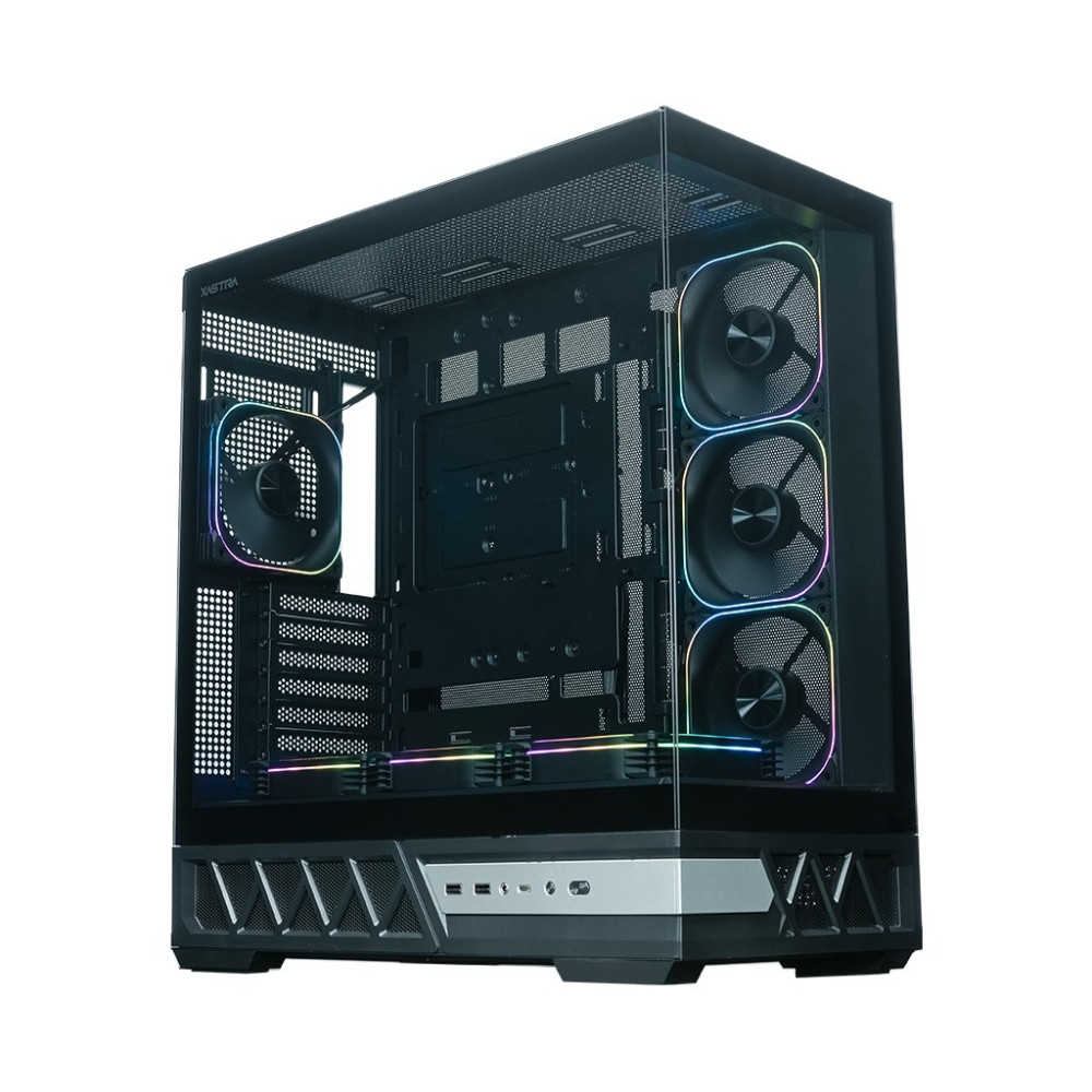 Компьютерный корпус XASTRA Q700 7ARGB-FG-C10-UC ARGB Black (Q700-7FG12A-C10-UC)