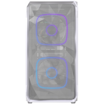 Компьютерный корпус Powercase Mistral SM06 TG ARGB White (CMMSM06W-A3)