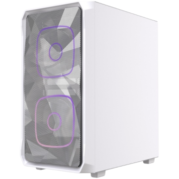 Компьютерный корпус Powercase Mistral SM06 TG ARGB White (CMMSM06W-A3)