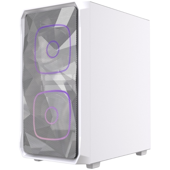 Компьютерный корпус Powercase Mistral SM06 TG ARGB White (CMMSM06W-A3)