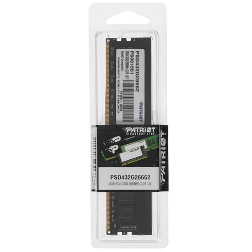 Оперативная память 32 Gb 2666 MHz PATRIOT SL (PSD432G26662)