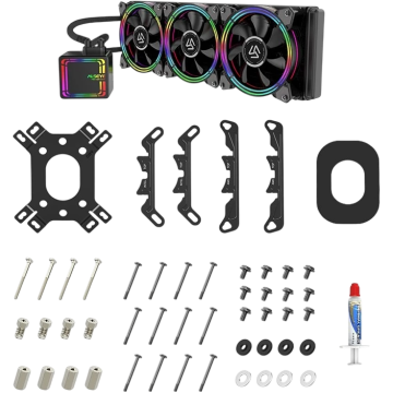 Система жидкостного охлаждения для процессора ALSEYE H360 LED fan