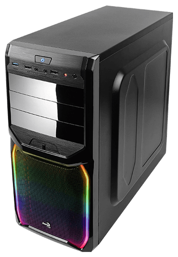 Компьютерный корпус AEROCOOL V3X RGB WINDOW Black