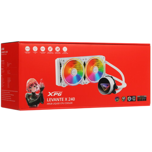 Система жидкостного охлаждения для процессора ADATA XPG Levante X 240 RGB White LEVANTEX240-WHCWW