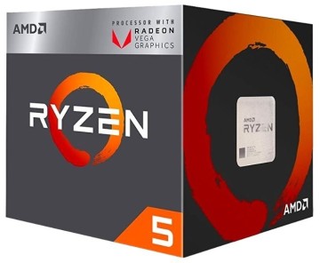 Процессор AMD Ryzen 5 2400G BOX YD2400C5FBBOX