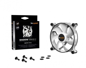 Корпусной вентилятор Be Quiet! SHADOW WINGS 2 WHITE 120mm PWM BL089