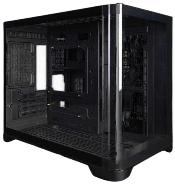 Компьютерный корпус 1STPLAYER UVIEW UV6 Black (UV6-BK)