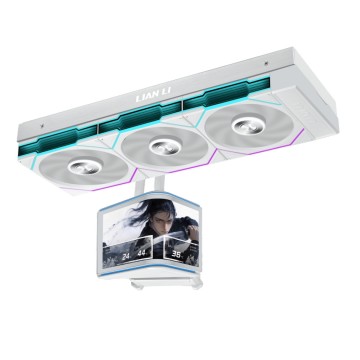 Система жидкостного охлаждения для процессора Lian Li Hydroshift II OLED Curved 360TL WHITE (G89.GHS2OLDC36)