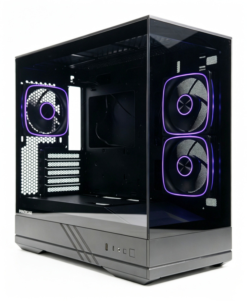 Компьютерный корпус Powercase GT3 TG ARGB Black (CMGT3B-A3)